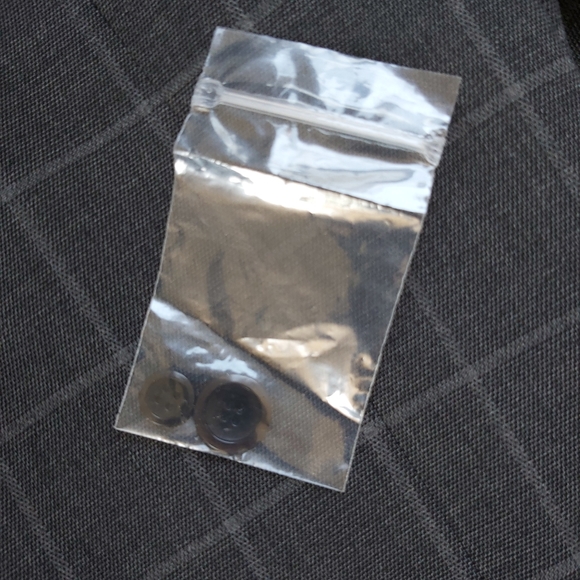 Giorgio Armani / Suit 100% Wool Plai, Sz 44R - Picture 6 of 12